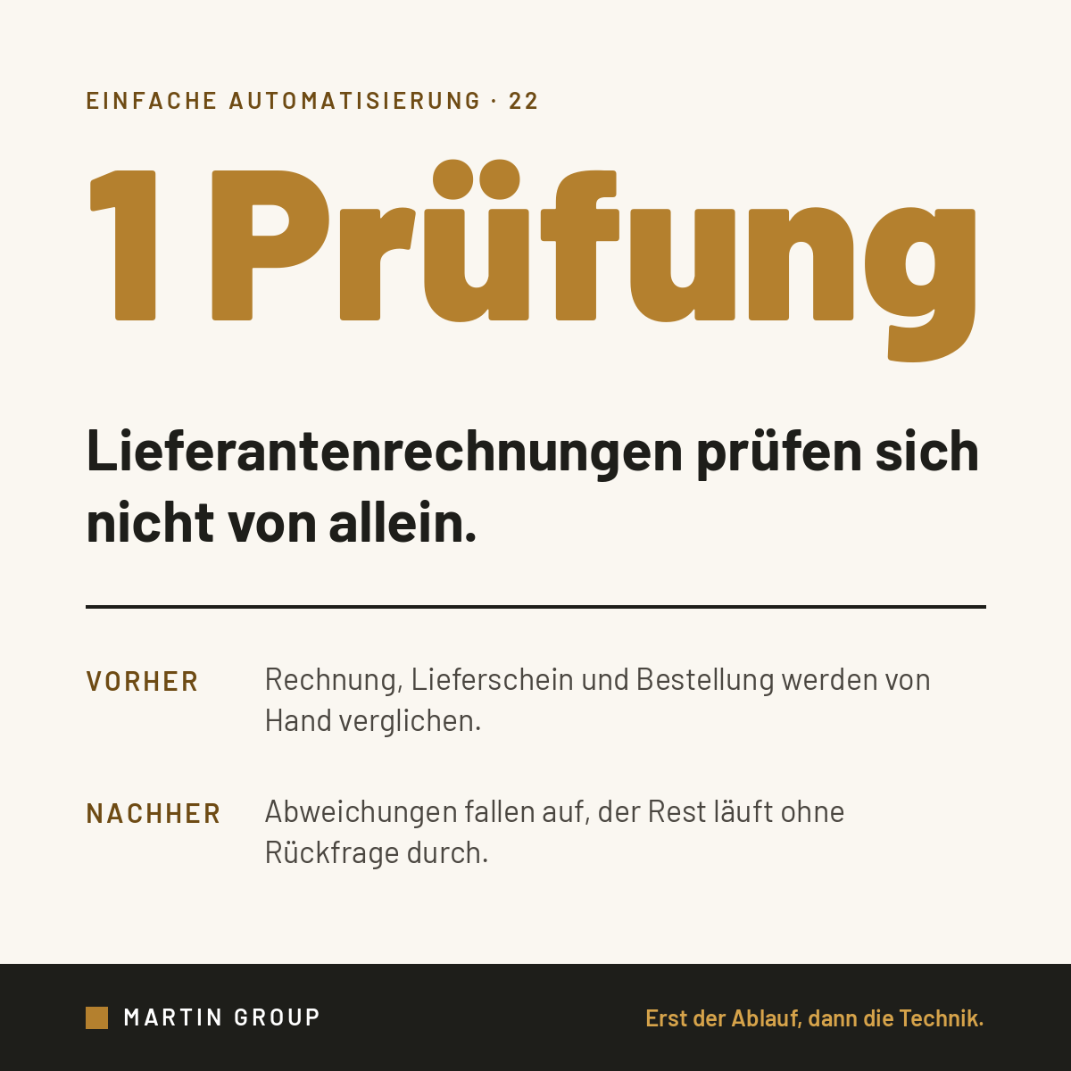 Drei Dokumente, ein Vorgang.