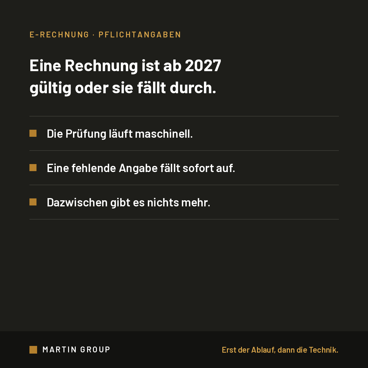 Ab 2027 gibt es kein Dazwischen mehr.